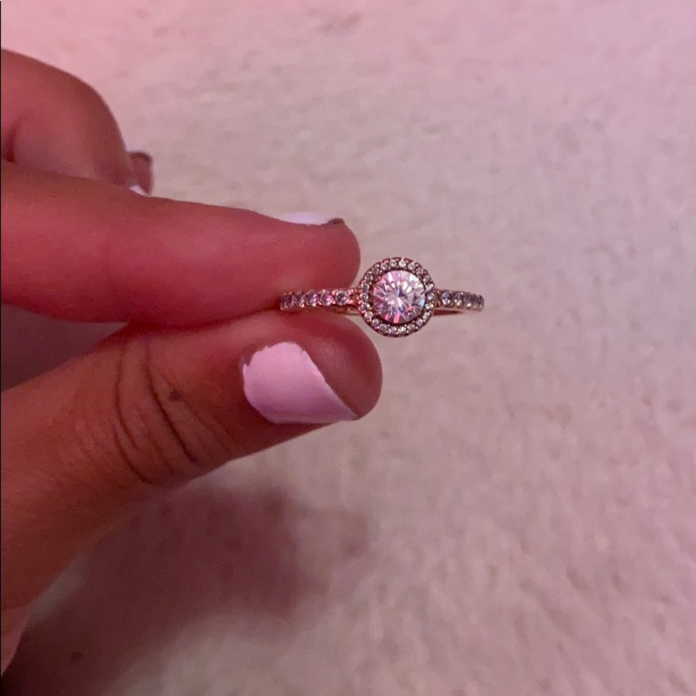 Rose gold Pandora ring!